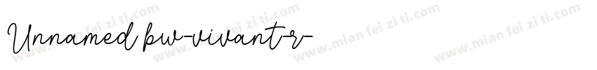Unnamed bw-vivant-r字体转换